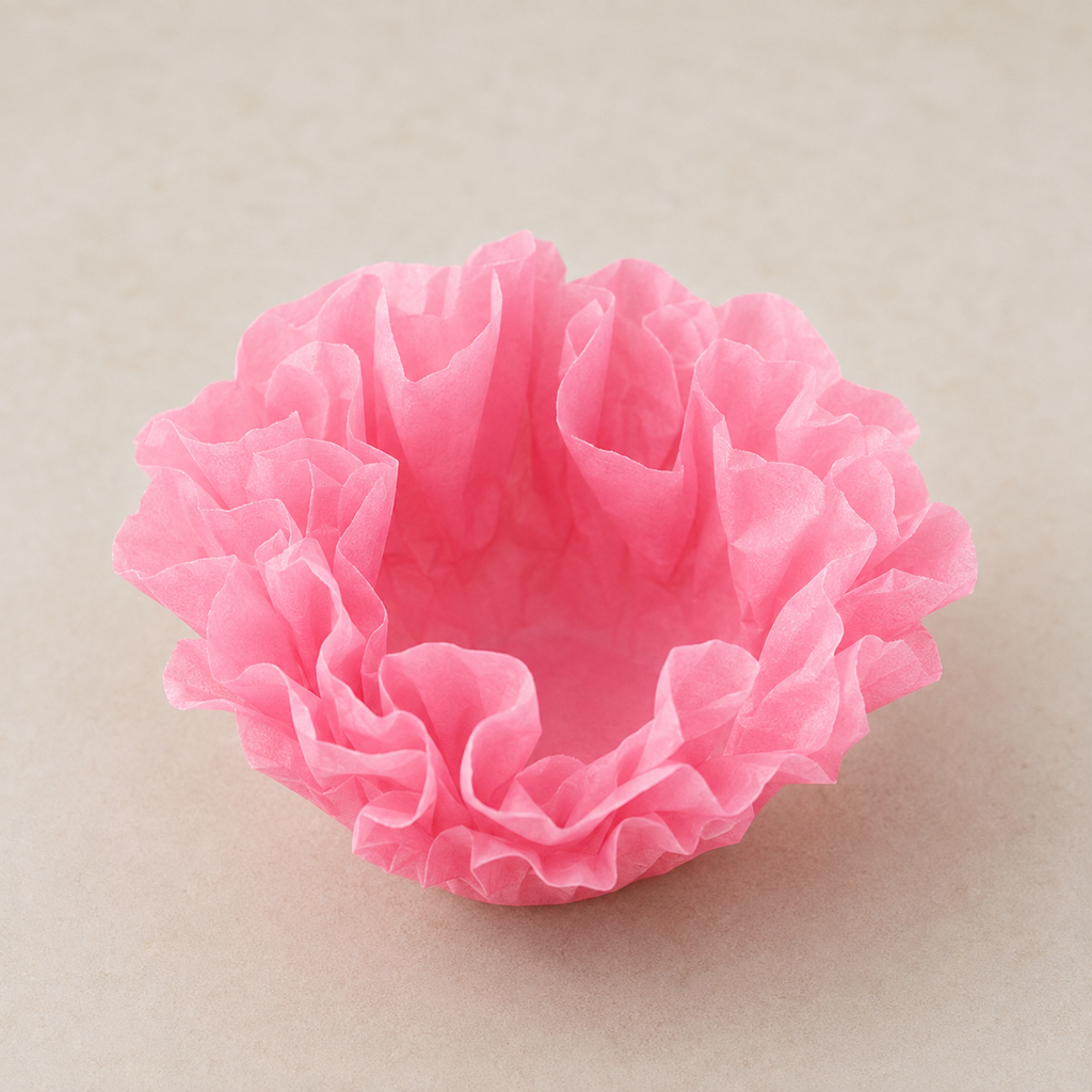 [color] Light pink Mega Festas luxury flower sweet wrapper