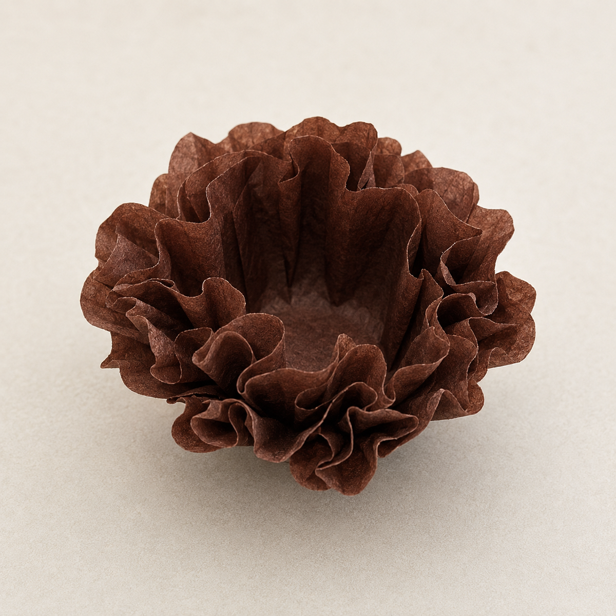 [color] Brown Mega Festas luxury flower sweet wrapper