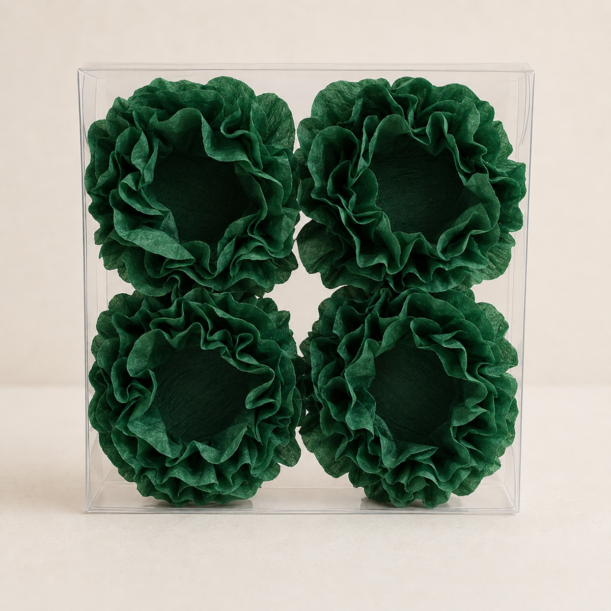 [color] Green Mega Festas luxury flower sweet wrappers packaging