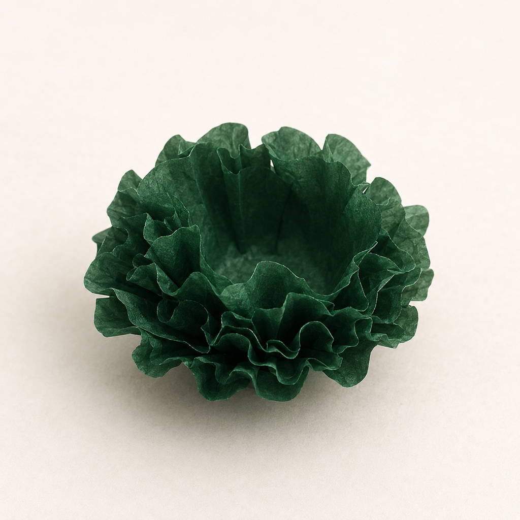 [color] Green Mega Festas luxury flower sweet wrapper