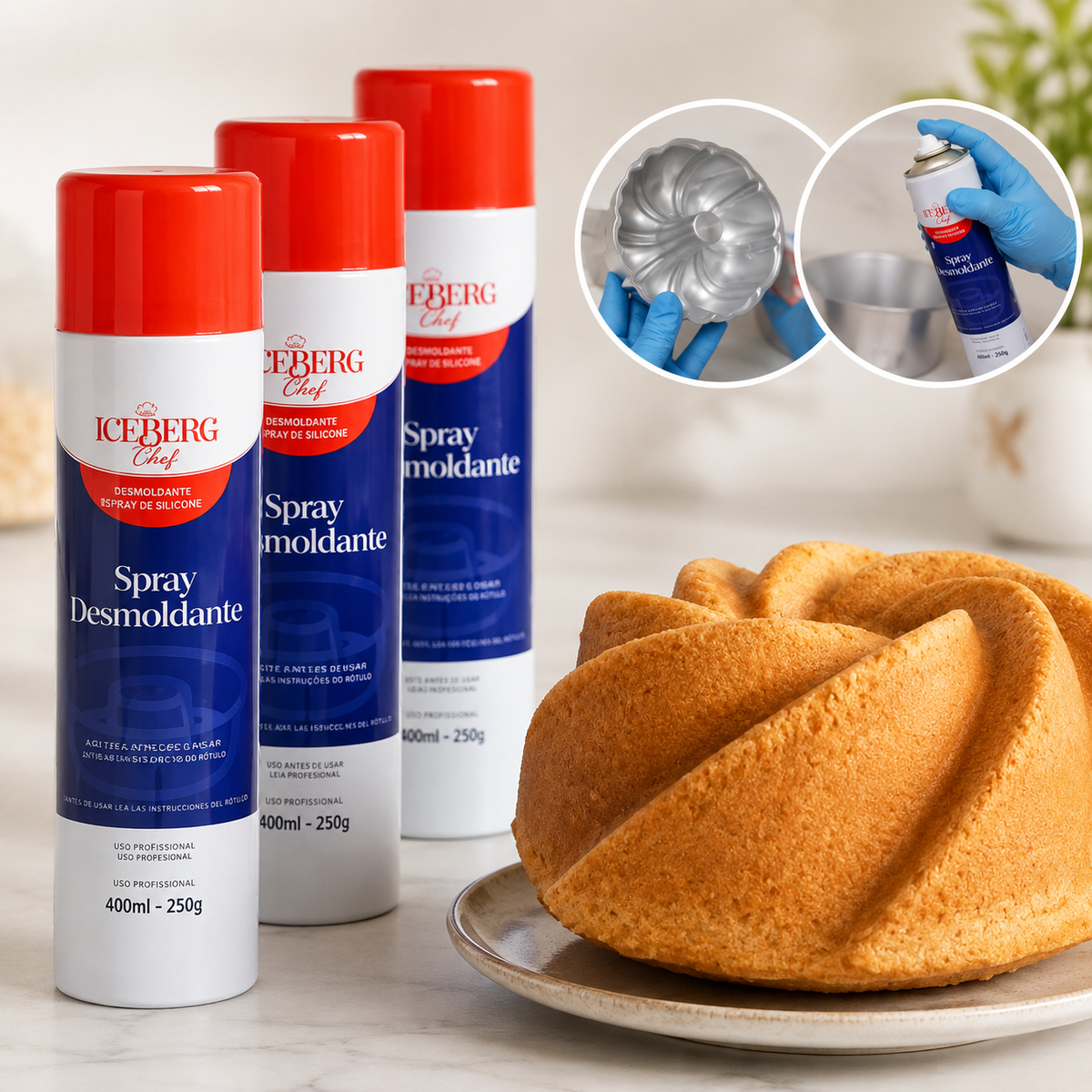 Iceberg Chef Cake Release Spray 400ml