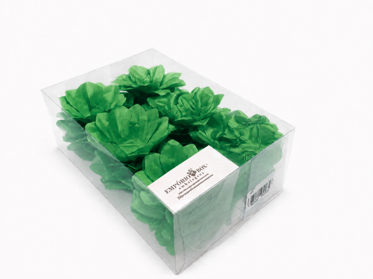 [color] Green Emporio Box luxury Lily flower sweet cases packaging – 30 pack
