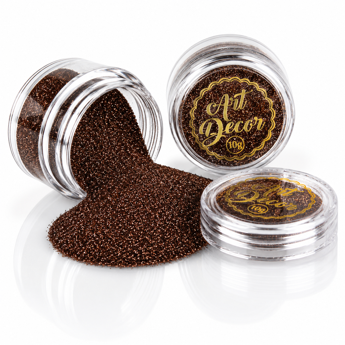 Art Decor edible glitter 10g - Brown