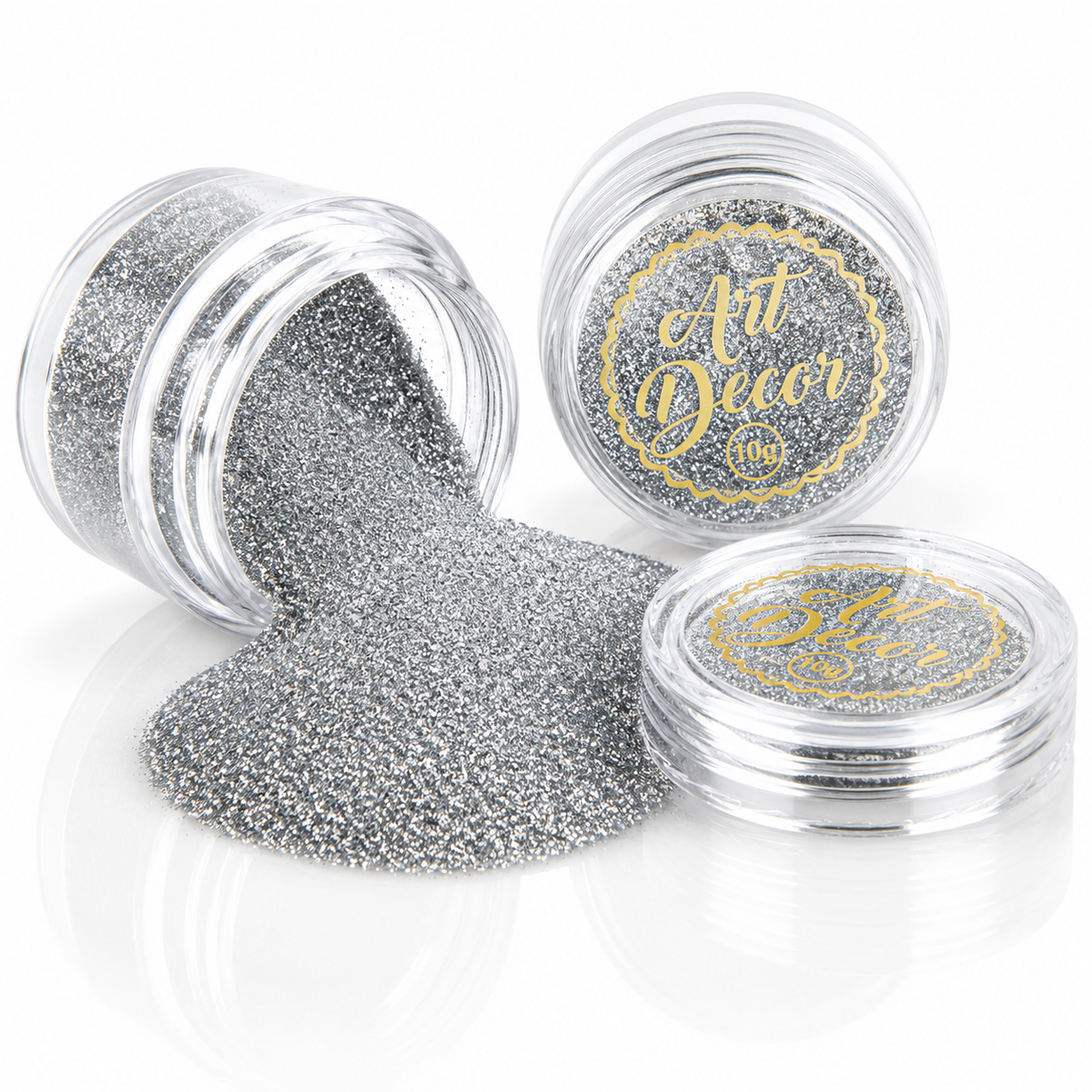 Art Decor edible glitter 10g - Silver