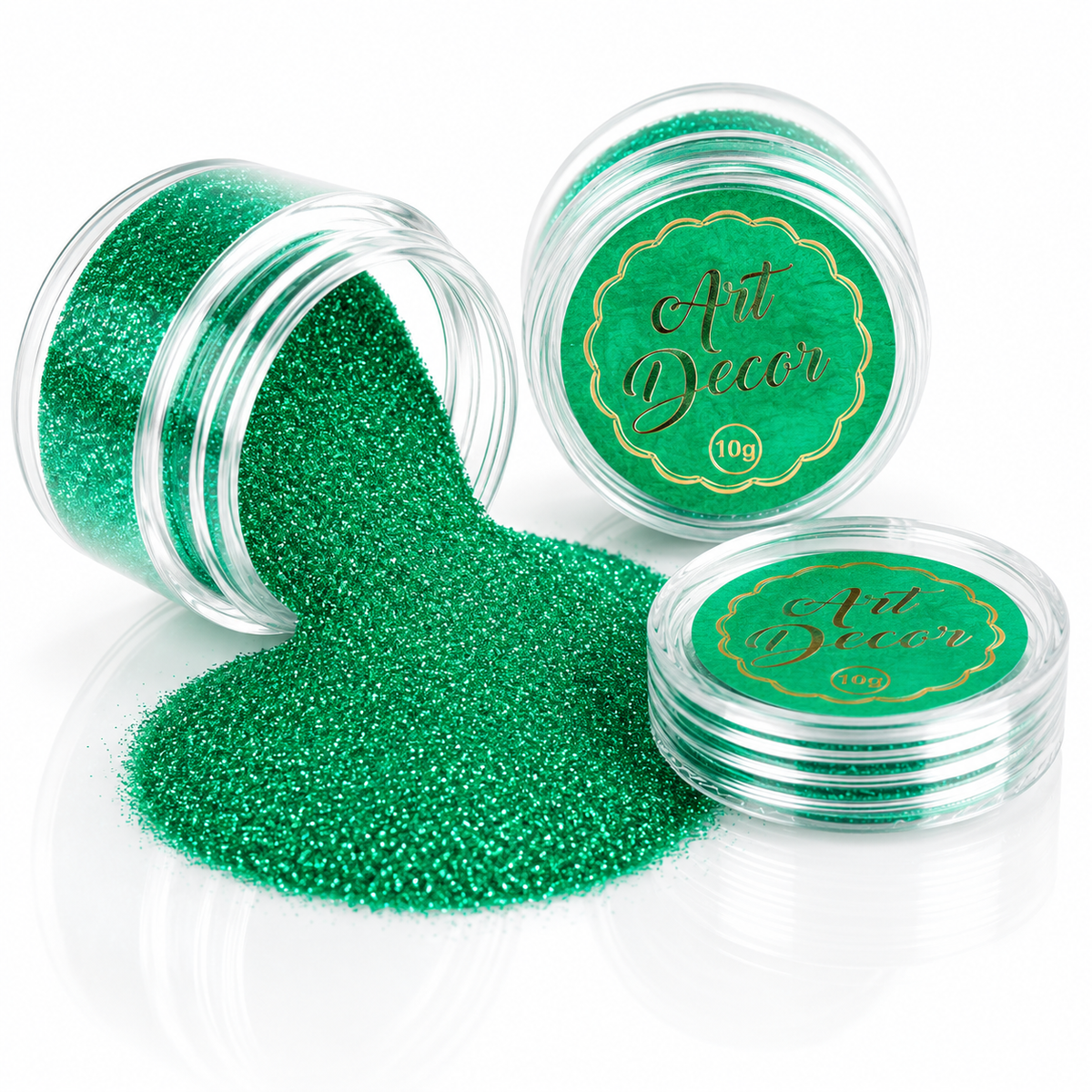 Art Decor edible glitter 10g - Tiffany Green