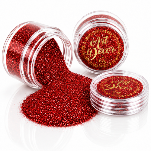 Art Decor edible glitter 10g - Red
