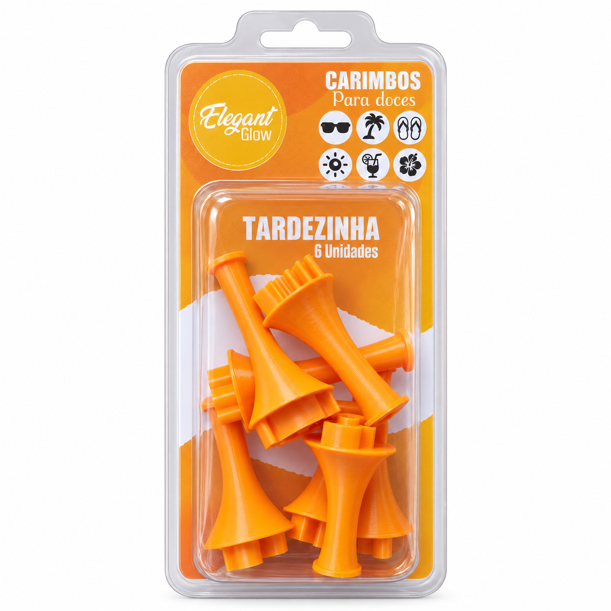 Elegant Glow Tardezinha Sweet Stamps – 6 Piece Set
