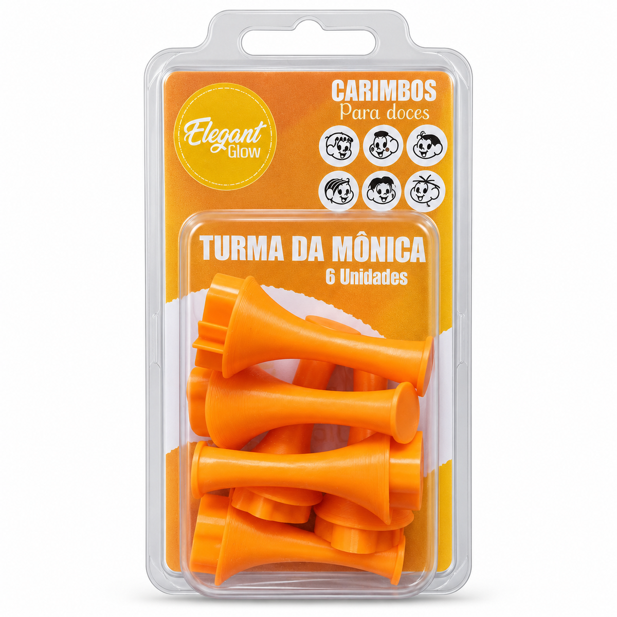 Elegant Glow Turma da Mônica Sweet Stamps – 6 Piece Set