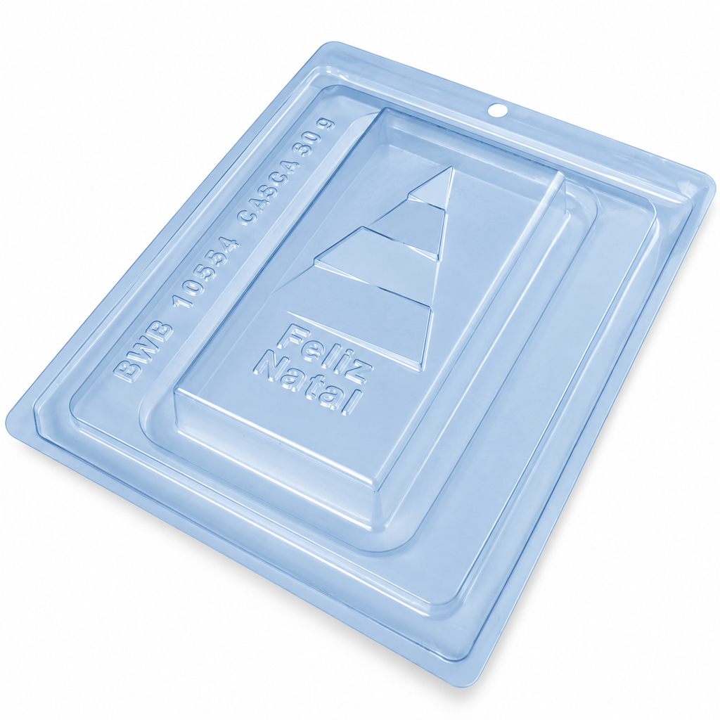 BWB Christmas Chocolate Bar Mould “Feliz Natal” – 3-Part – 10554