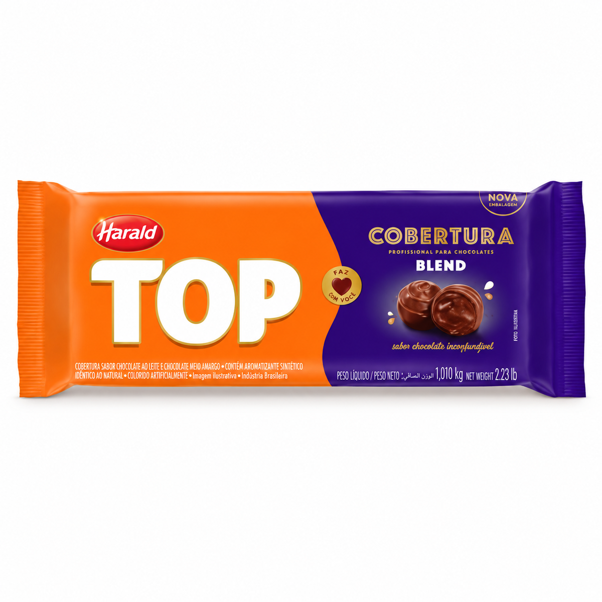 Harald TOP Blend Chocolate Flavoured Compound Coating Bar – 1.01kg