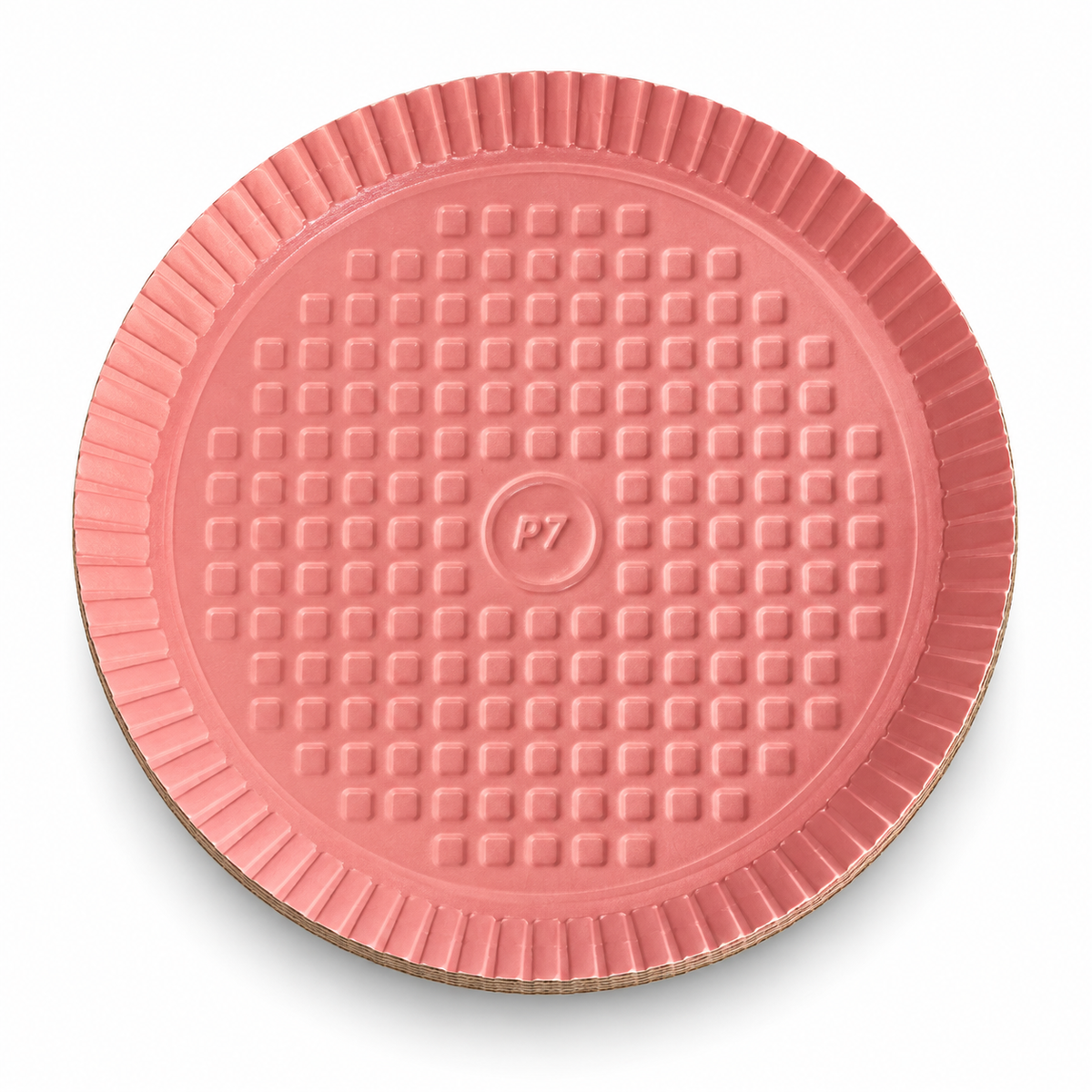 Round Foil-Laminated Cardboard Serving Tray