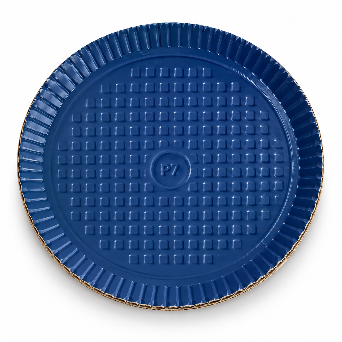 Round Foil-Laminated Cardboard Serving Tray