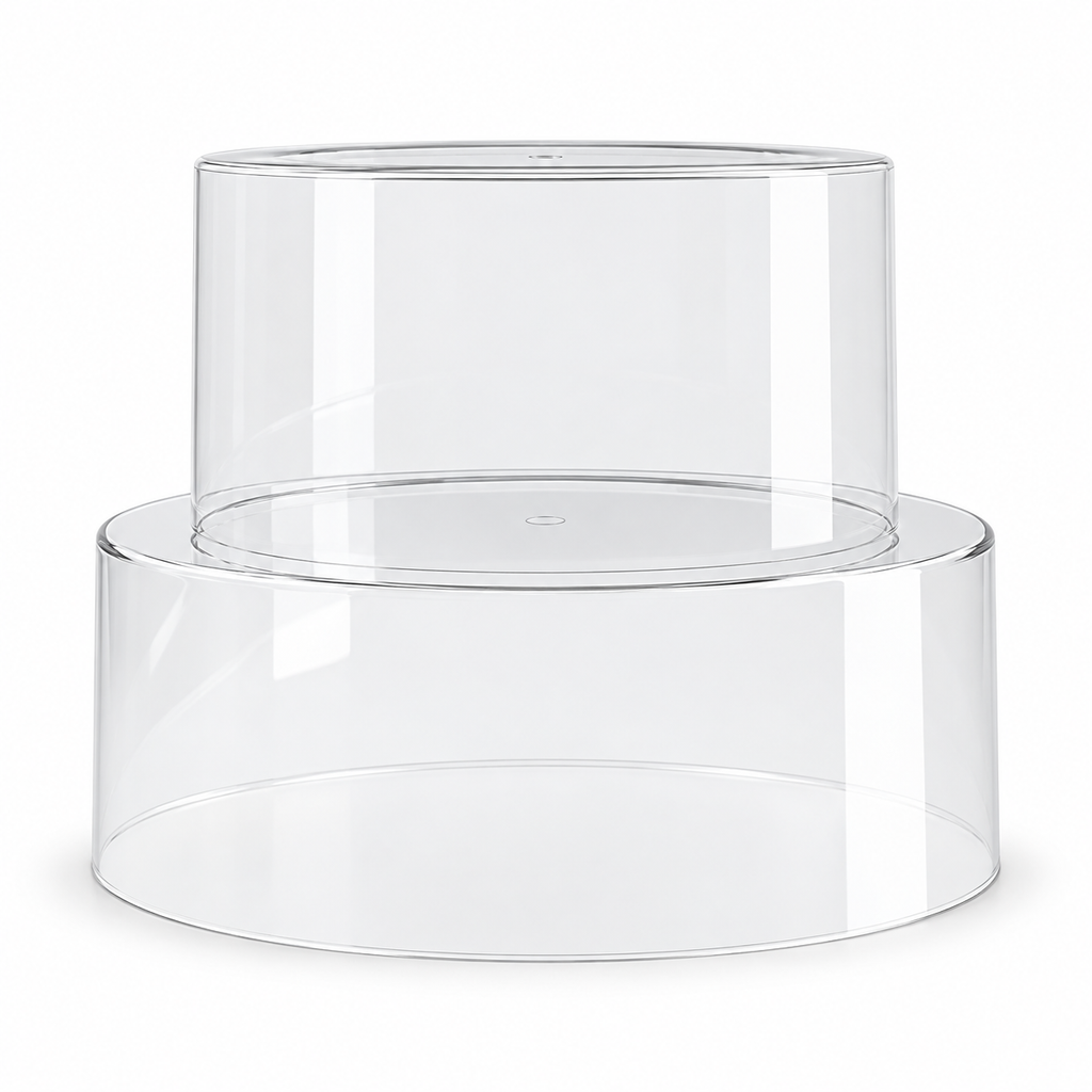 Clear Acrylic Faux Cake & Dessert Container