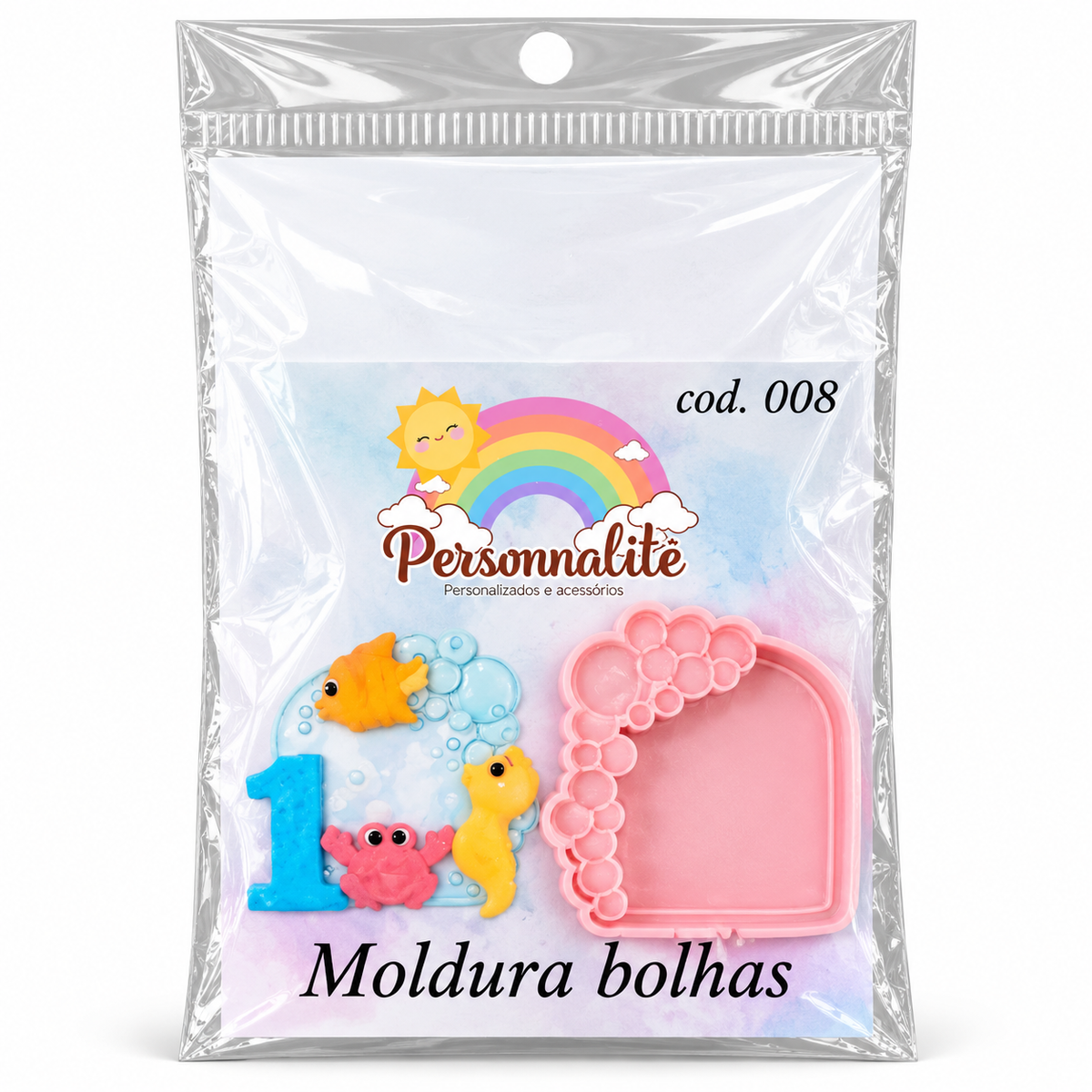 Bubble Frame Fondant Cutter & Embosser