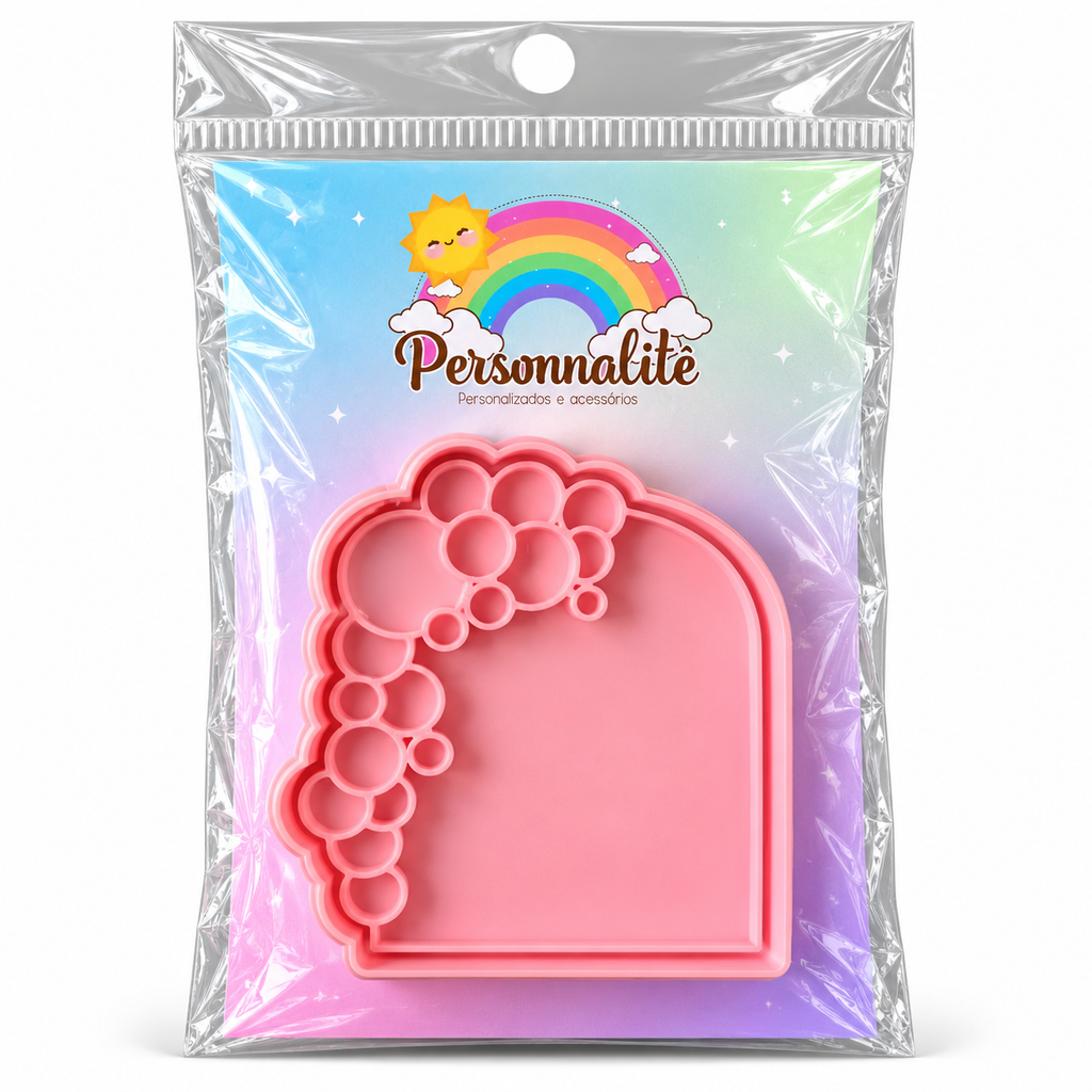 Bubble Frame Fondant Cutter & Embosser