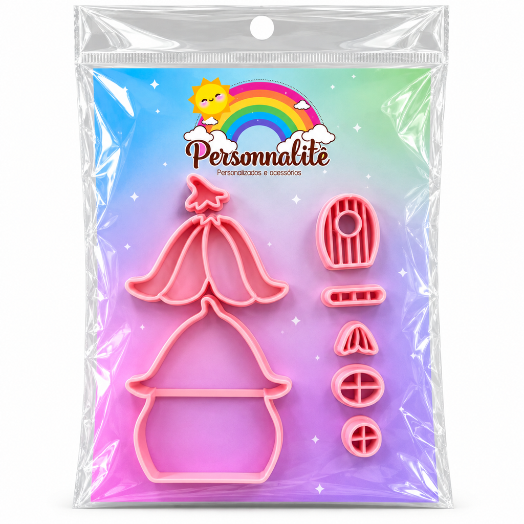 Mushroom House Fondant Cutter - 8 cm