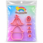 Mushroom House Fondant Cutter - 8 cm