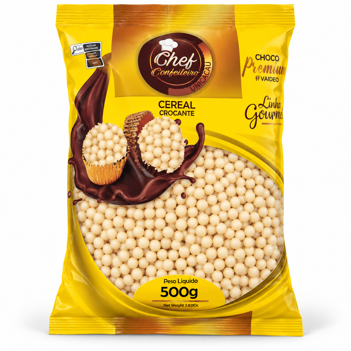 Chef Confeiteiro White Crunchy Cereal Balls