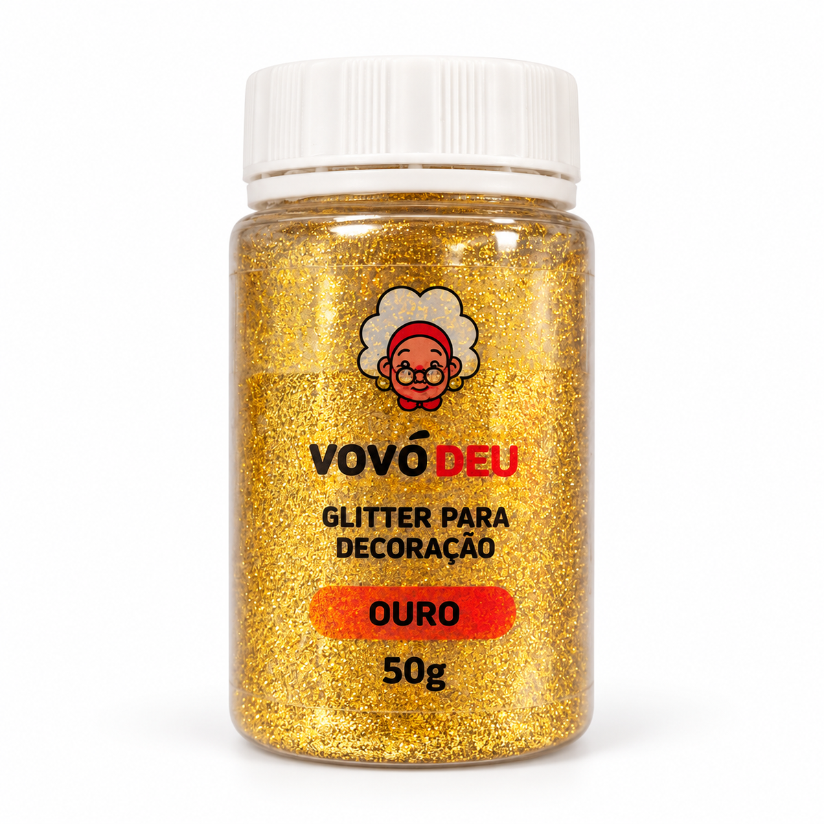 Gold Decorative Glitter – 50g (Non-Edible)