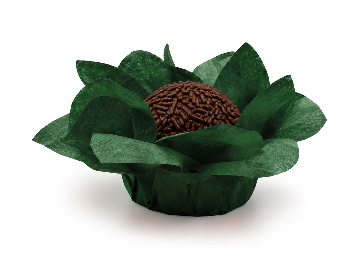 [color] Green Emporio Box luxury Lily flower sweet case with brigadeiro
