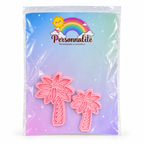 Palm Tree Fondant Cutter Set