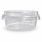 Clear Plastic Dessert Pot with Lid