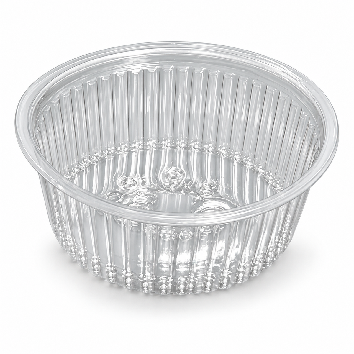 Clear Plastic Dessert Pot with Lid