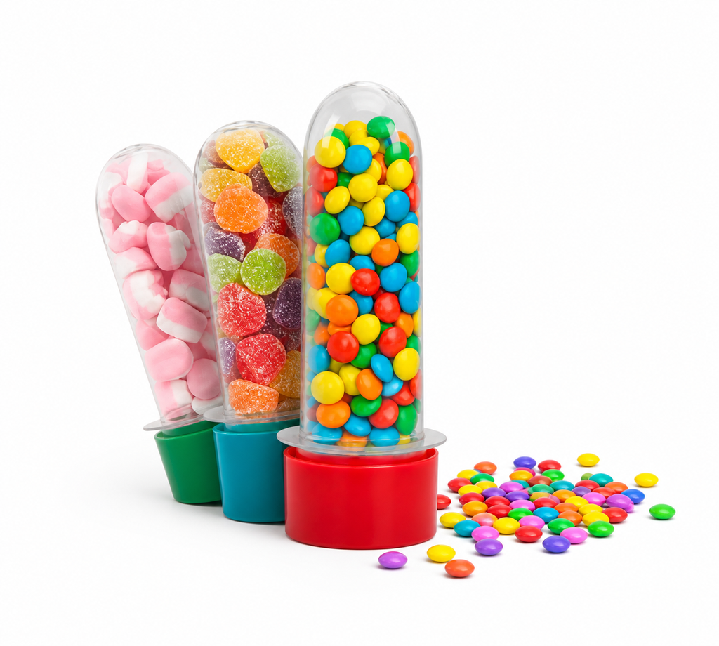 Plastic Party Favour Test Tubes – Pack of 10
