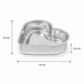 Heart-Shaped Indented Cake Tin – 13 cm & 20 cm