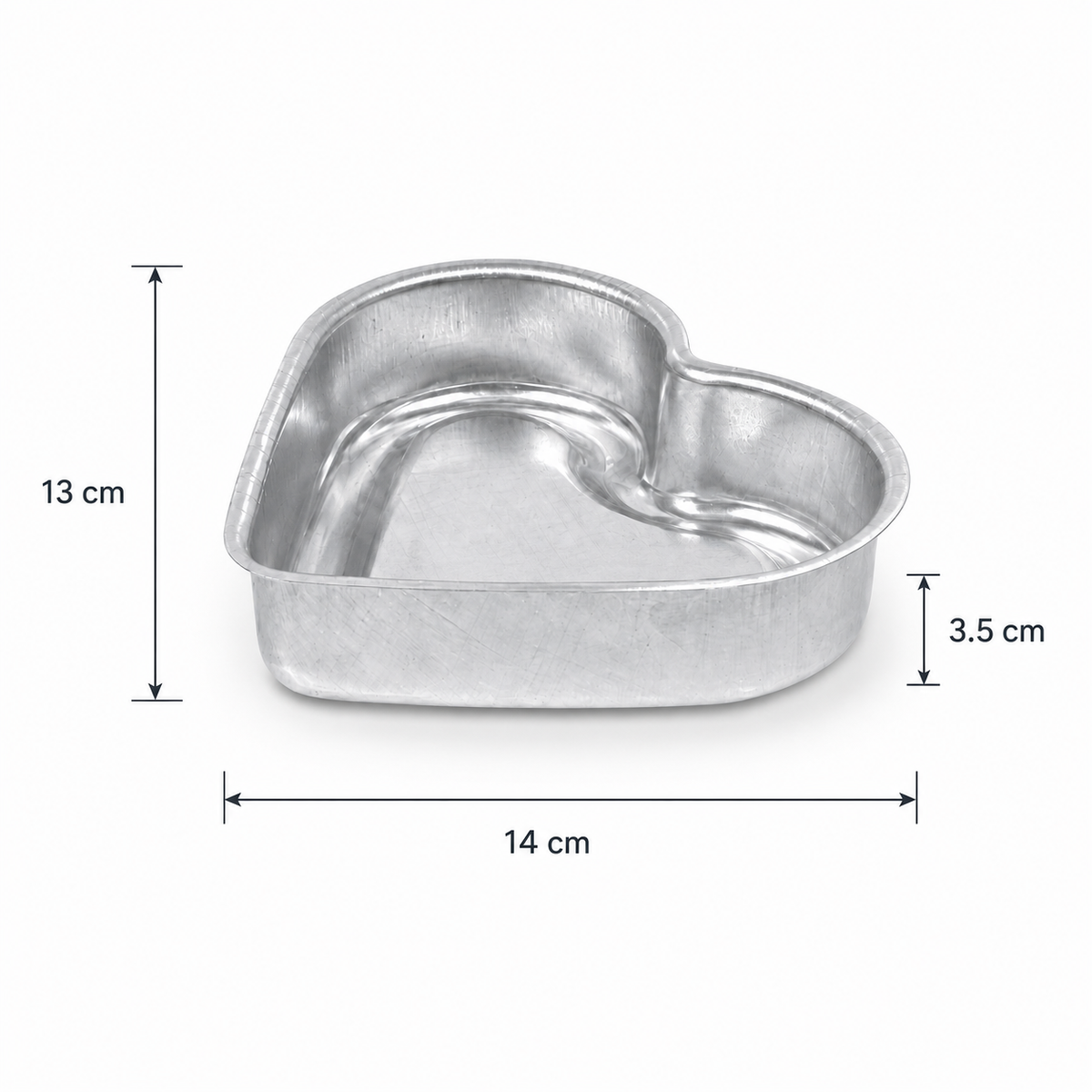 Heart-Shaped Indented Cake Tin – 13 cm & 20 cm