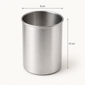 Extra Deep Round Aluminium Cake Tin – Fixed Base – 10 cm