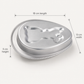 Egg-Shaped Bunny Relief Aluminium Cake Tin – 18 cm