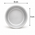 Mini Rounded Aluminium Cake Tin – 5 cm Deep
