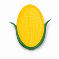 Corn-Shaped Plastic Serving Tray – Green & Yellow