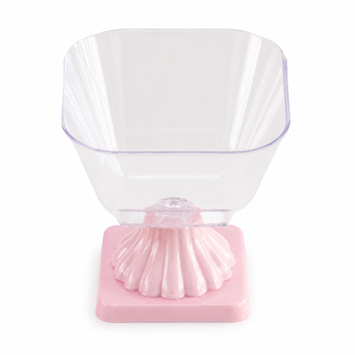 Clear Plastic Pedestal Sweet Bowl – 600 ml