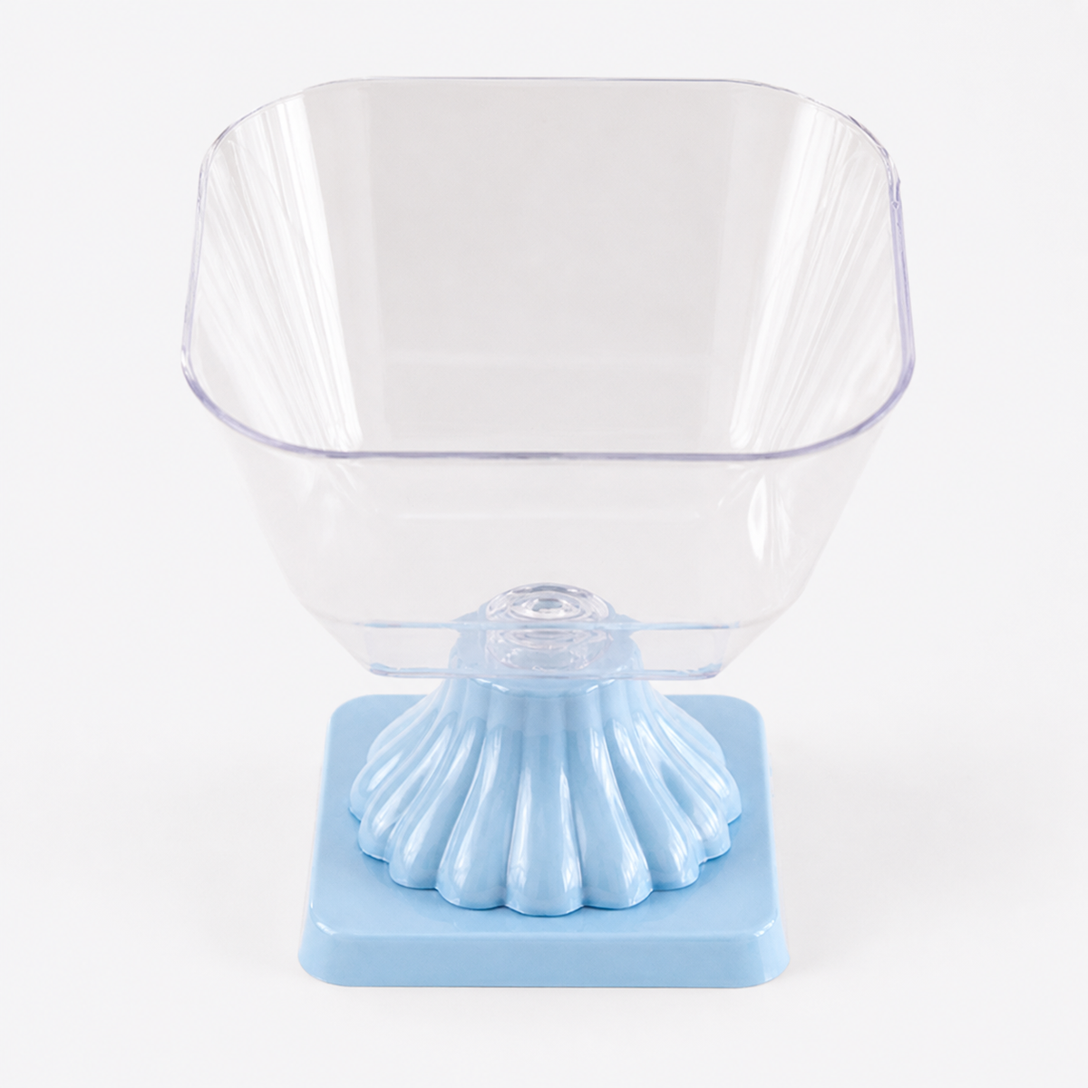 Clear Plastic Pedestal Sweet Bowl – 600 ml
