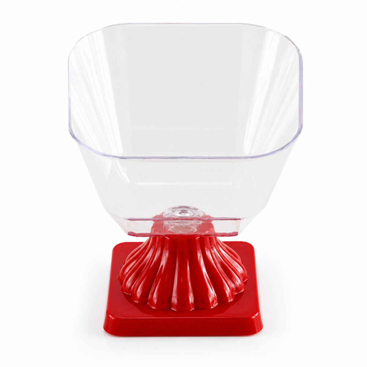 Clear Plastic Pedestal Sweet Bowl – 600 ml