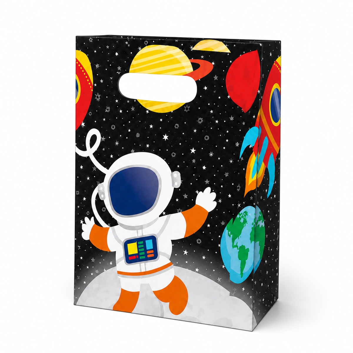 Paper Party Favour Bags with Die-Cut Handles – Pack of 10