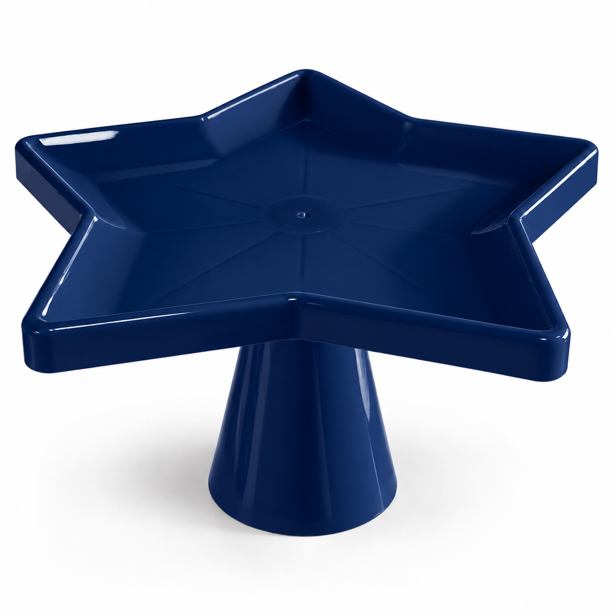 Star-Shaped Pedestal Serving Tray – Various Colours