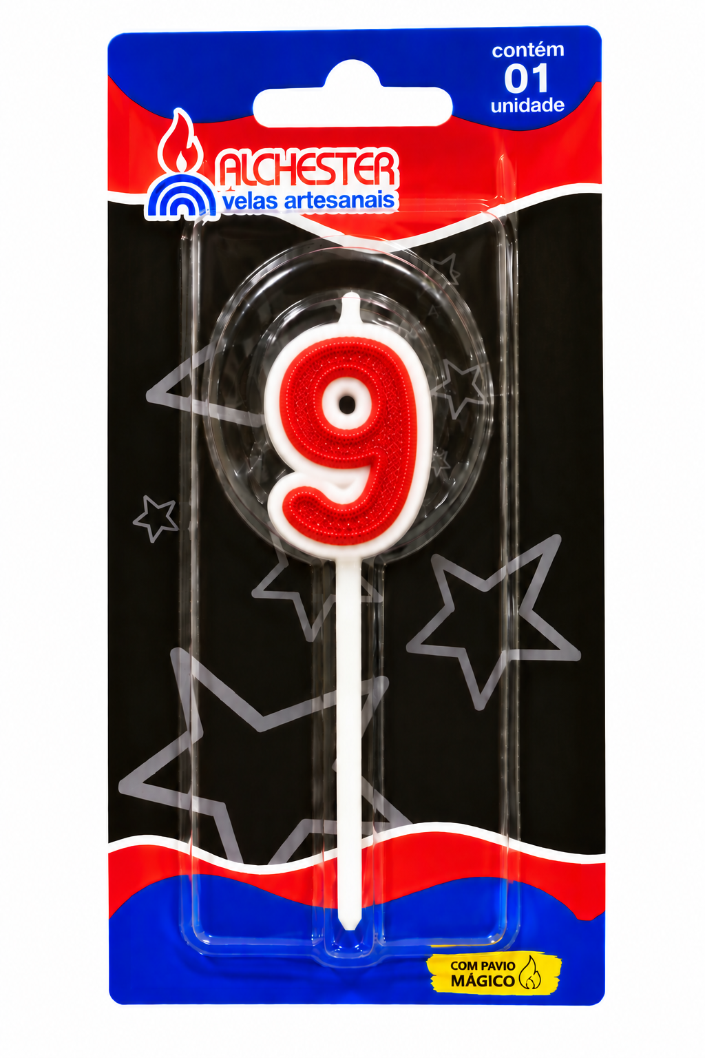 Glitter Number Birthday Cake Candles