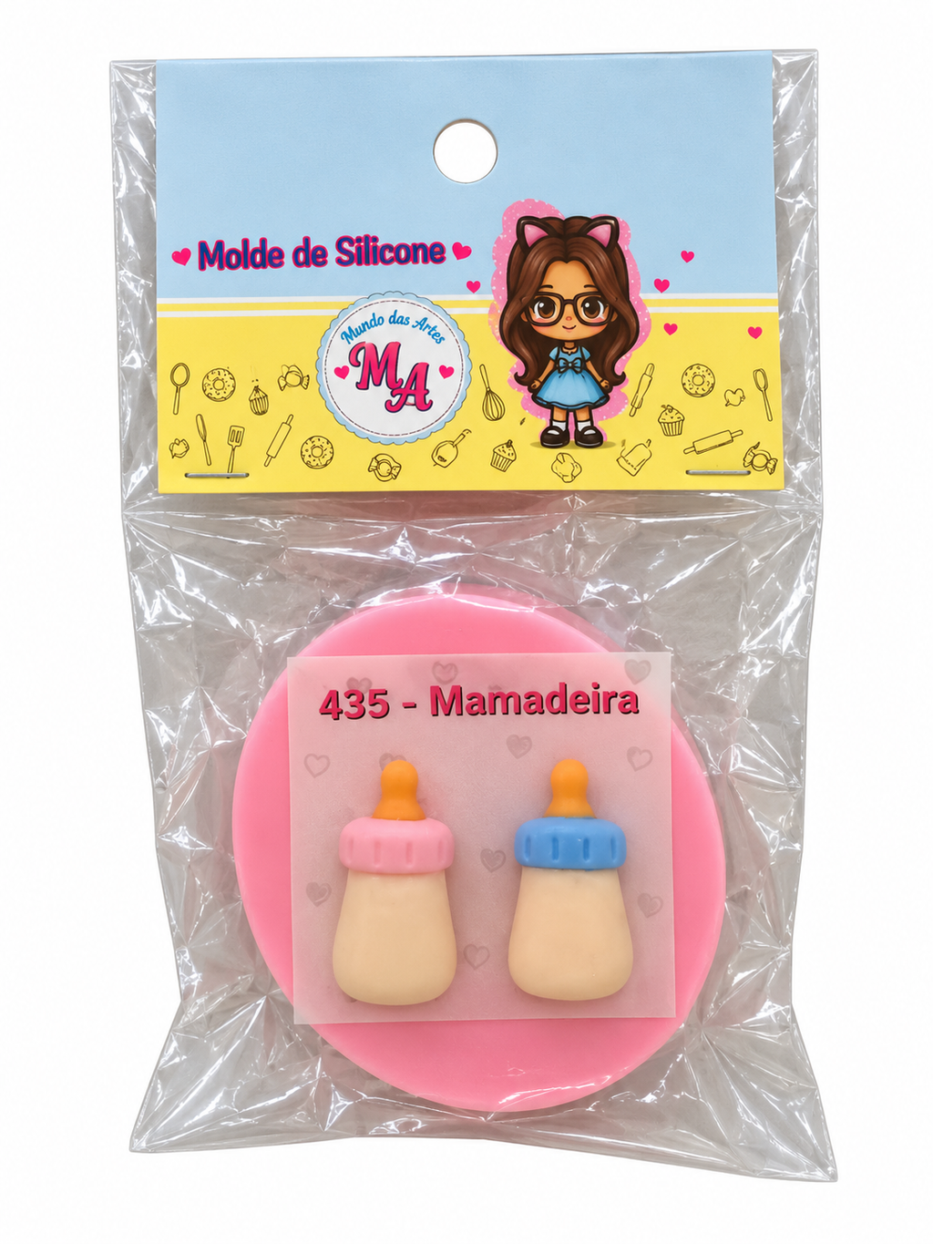 Baby Bottle Silicone Mould – Mini Feeding Bottle