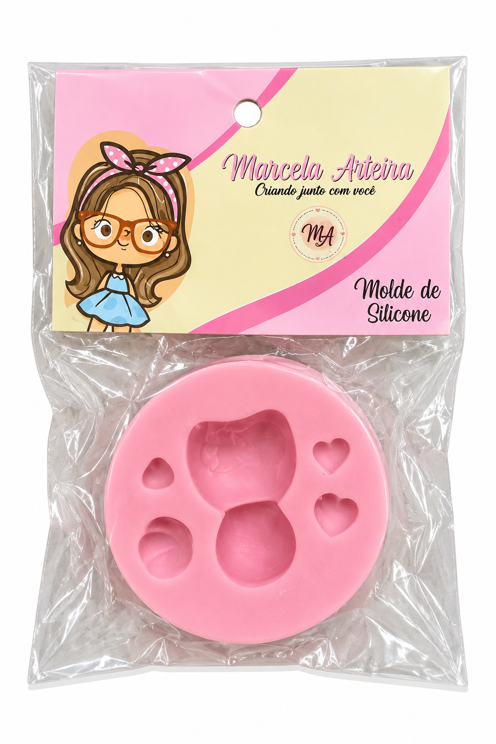 Cute Owl Silicone Mould No. 082 – Corujinha