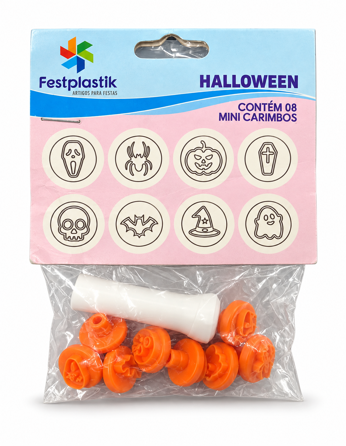 Halloween Mini Stamp Set – 8 Designs