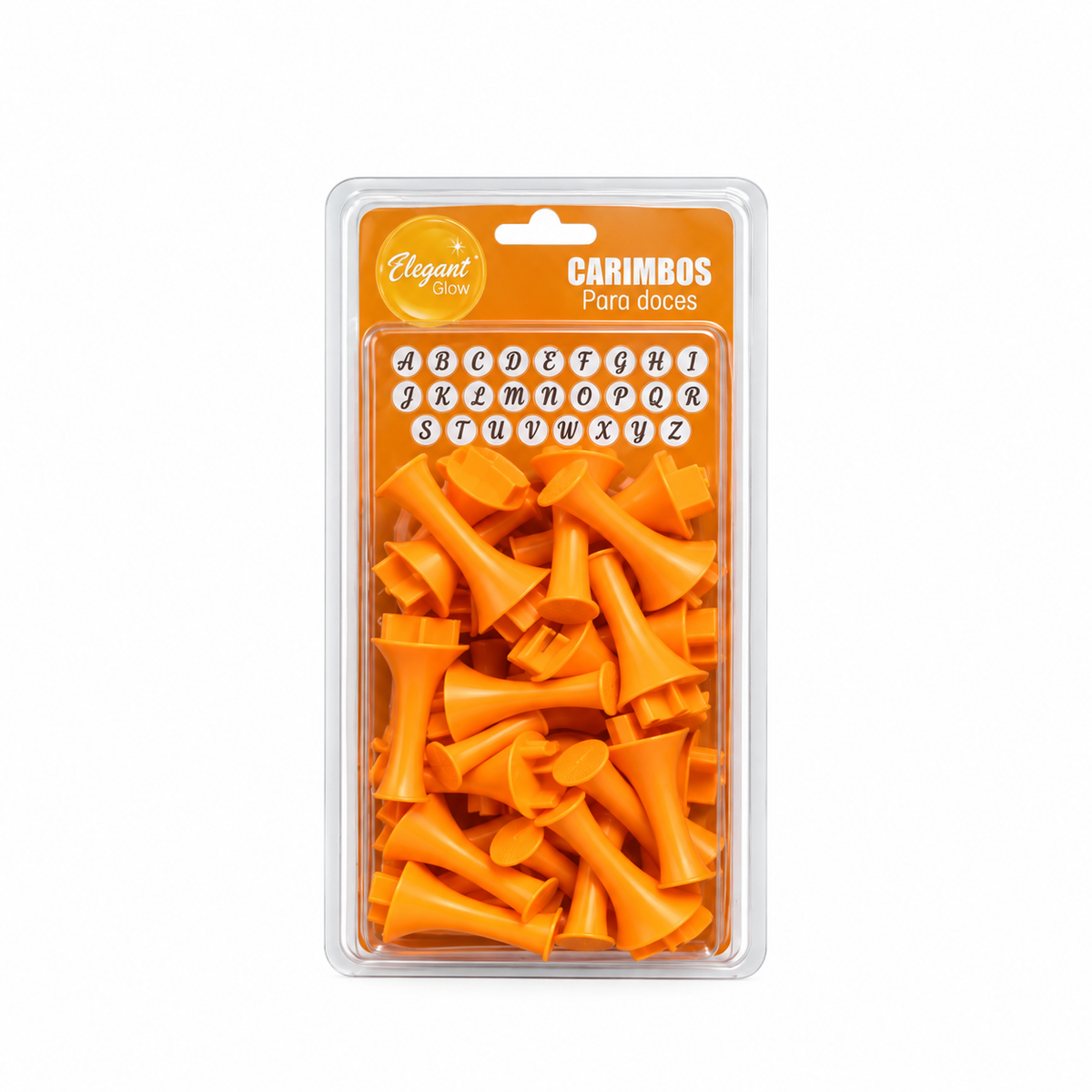 Elegant Glow Alphabet Sweet Stamps A–Z – 26 Piece Set