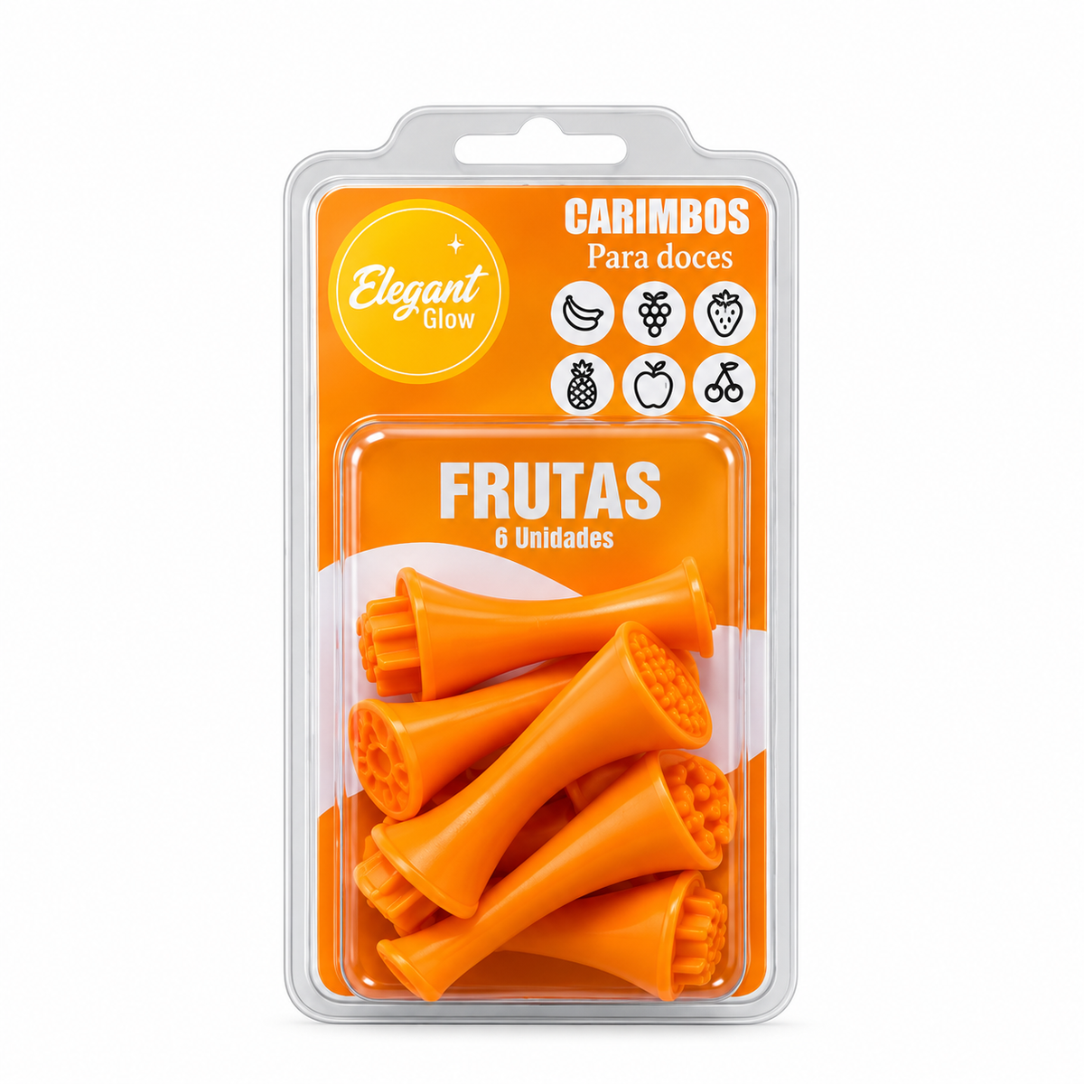 Elegant Glow Fruit Sweet Stamps – 6 Piece Set