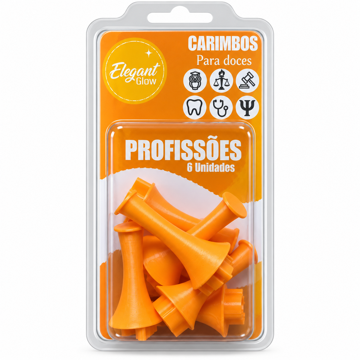 Elegant Glow Professions Sweet Stamps – 6 Piece Set