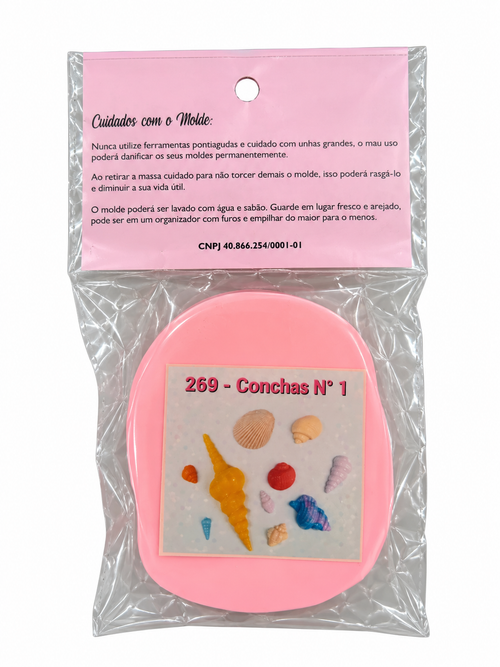 Assorted Seashells Silicone Mould - 269