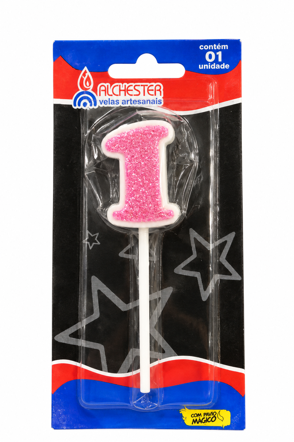 Glitter Number Birthday Cake Candles