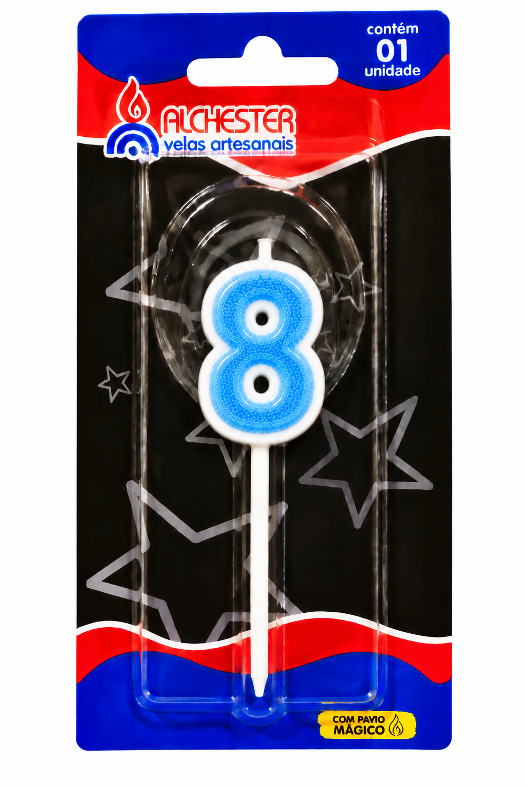 Glitter Number Birthday Cake Candles