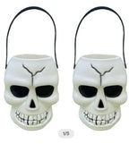 Light-Up Skull Lantern – Halloween Decoration